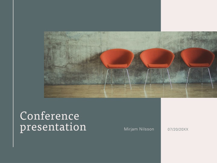 conference presentation n.