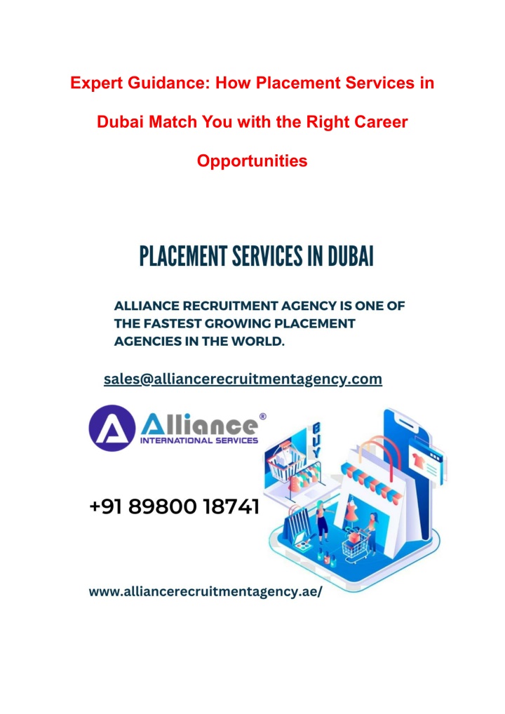 expert guidance how placement services in n.w