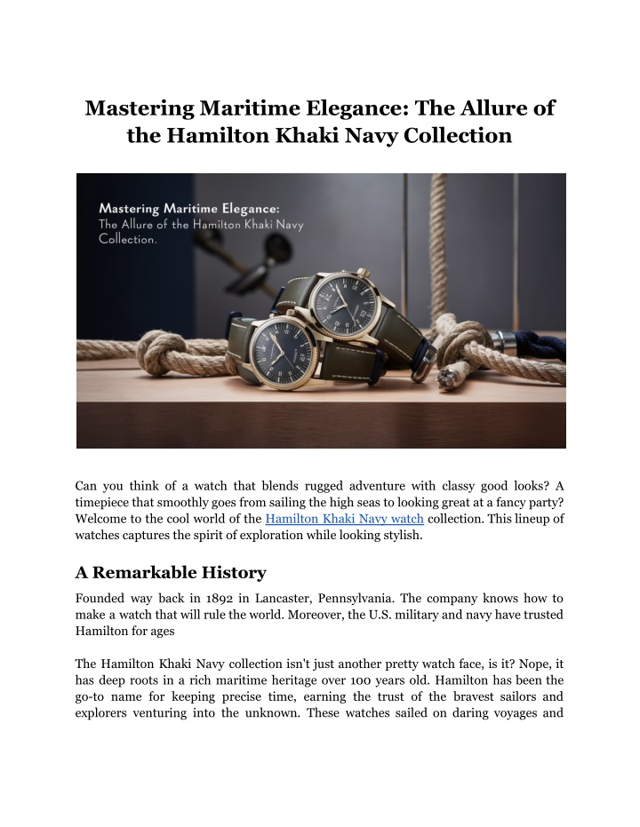 mastering maritime elegance the allure n.w