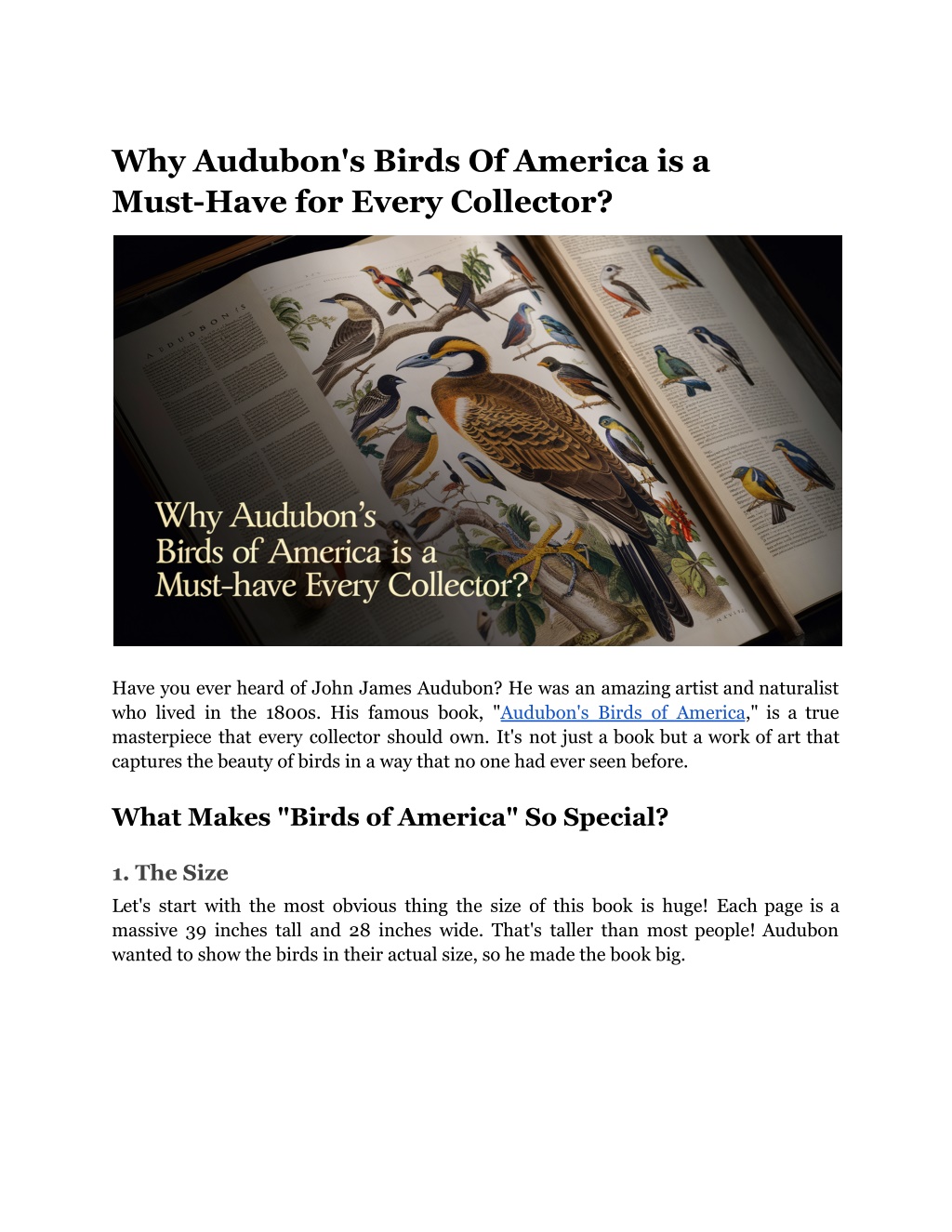 why audubon s birds of america is a must have l.w