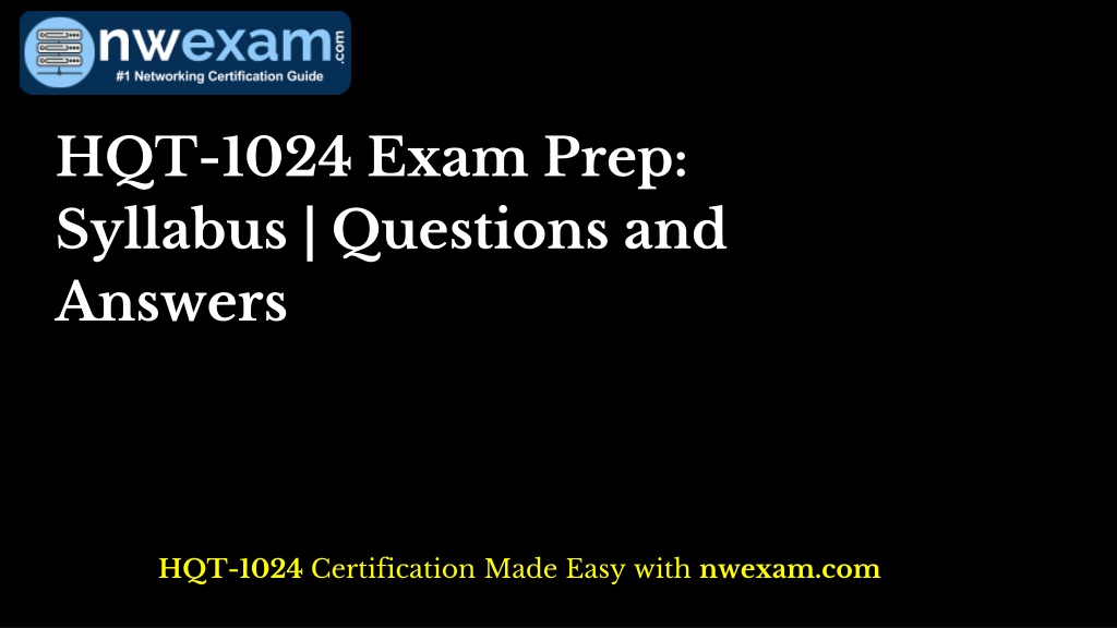 hqt 1024 exam prep syllabus questions and answers l.w