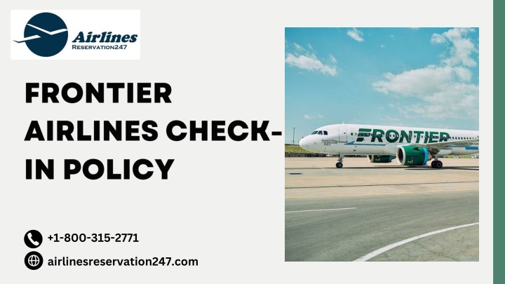 What is the Frontier Airlines check-in method?