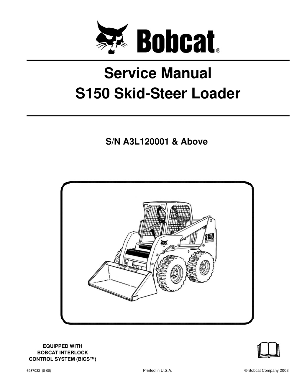 service manual s150 skid steer loader l.w