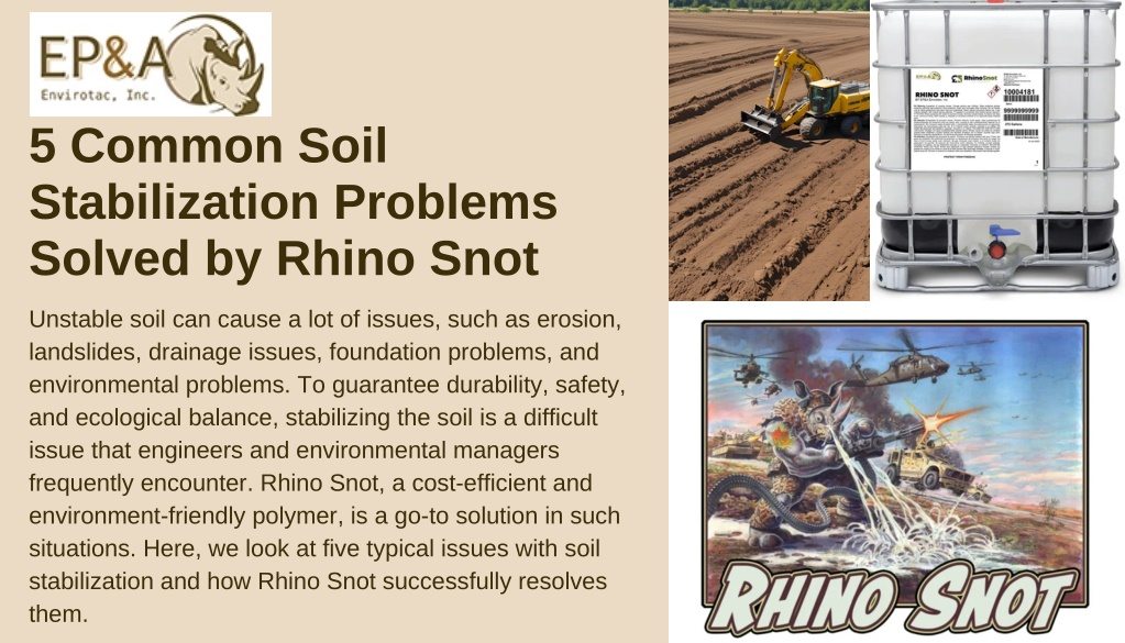 5 common soil stabilization problems solved l.w