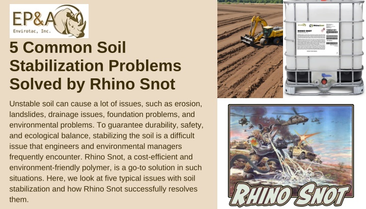 5 common soil stabilization problems solved n.w