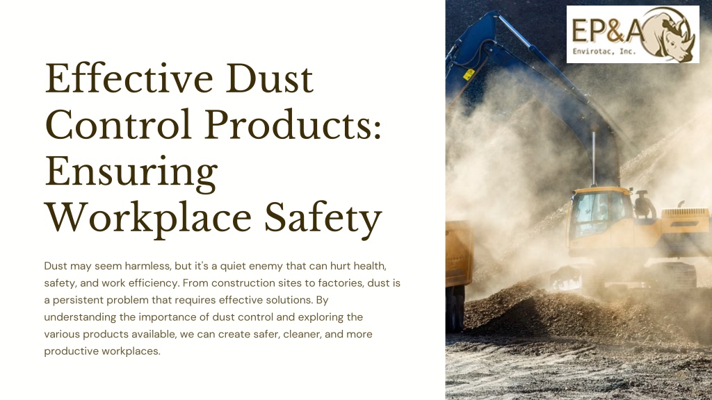 effective dust control products ensuring l.w