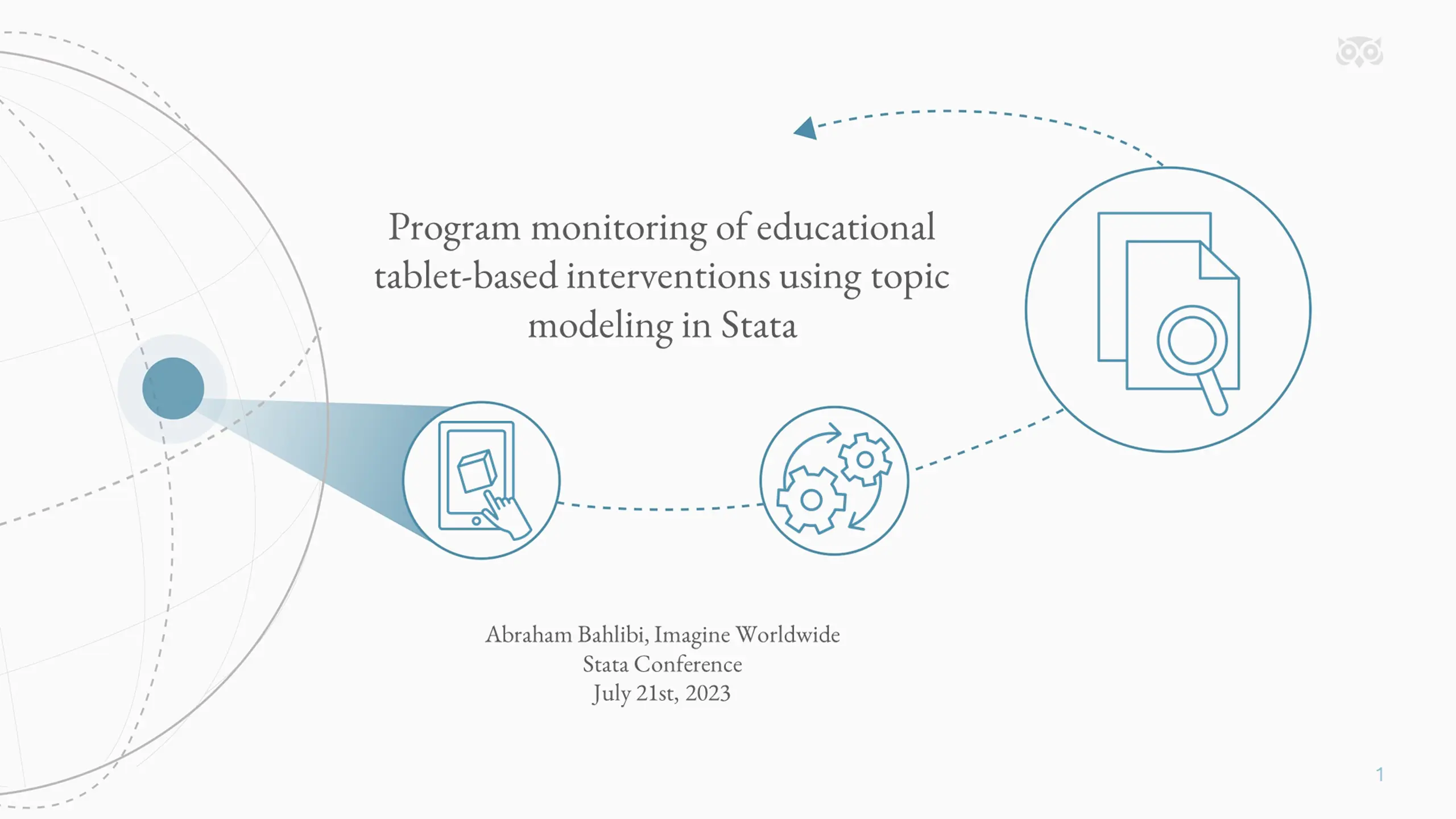 Program Monitoring with Topic Modeling in Stata