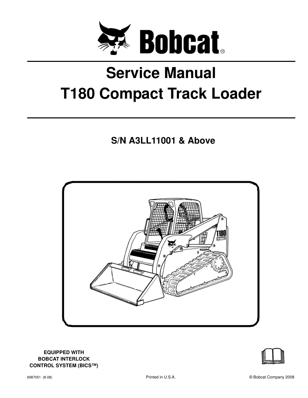 service manual t180 compact track loader l.w