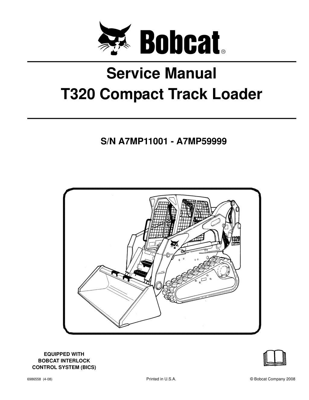 service manual t320 compact track loader l.w