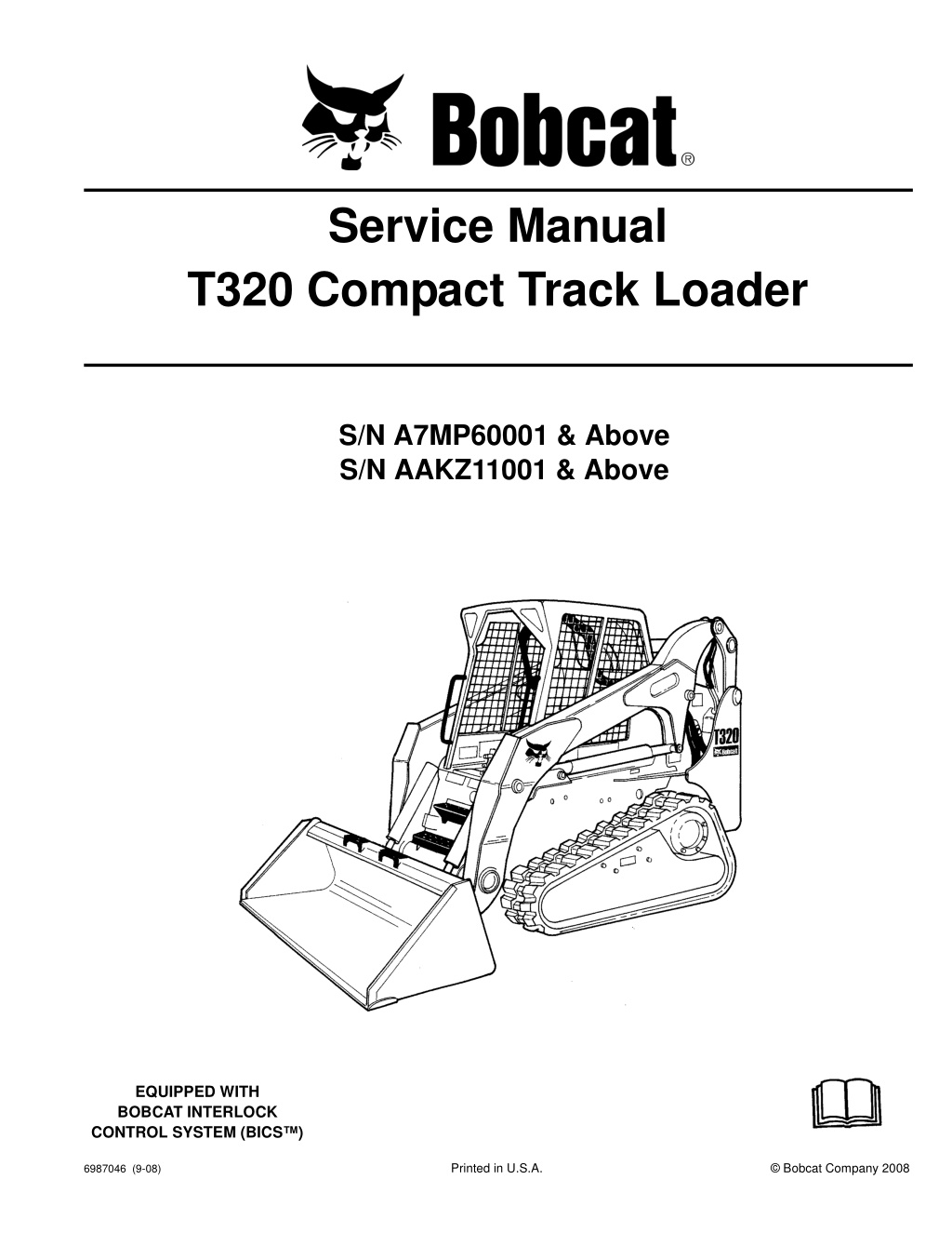 service manual t320 compact track loader l.w