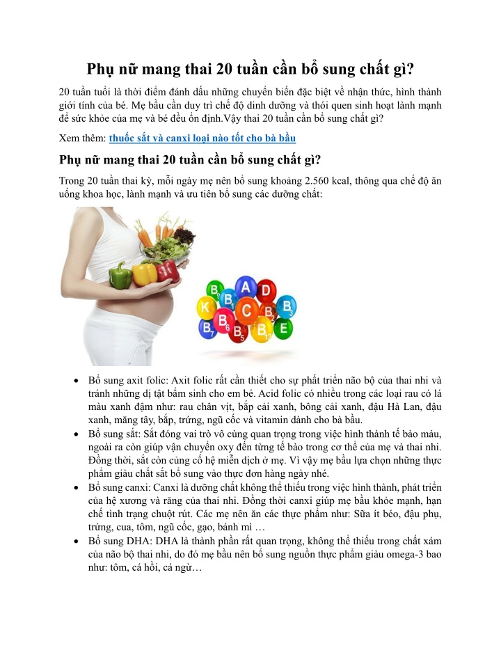 ph n mang thai 20 tu n c n b sung ch t g n.w
