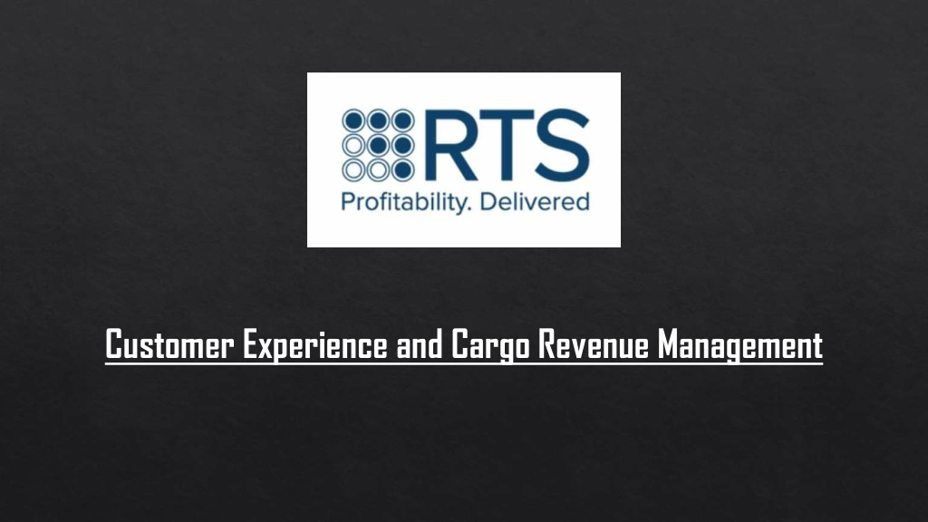 customer experience and cargo revenue management l.w