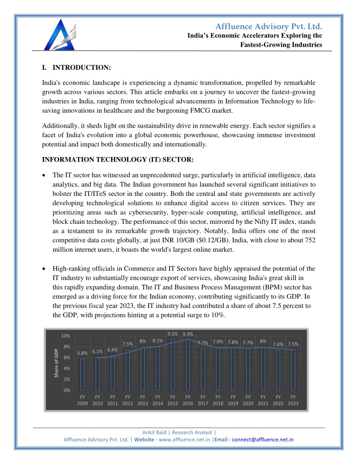 affluence advisory pvt ltd n.w