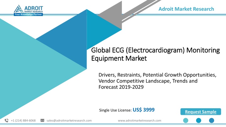 Latest ECG (Electrocardiogram) Monitoring Equipment Market Report 2019-2029