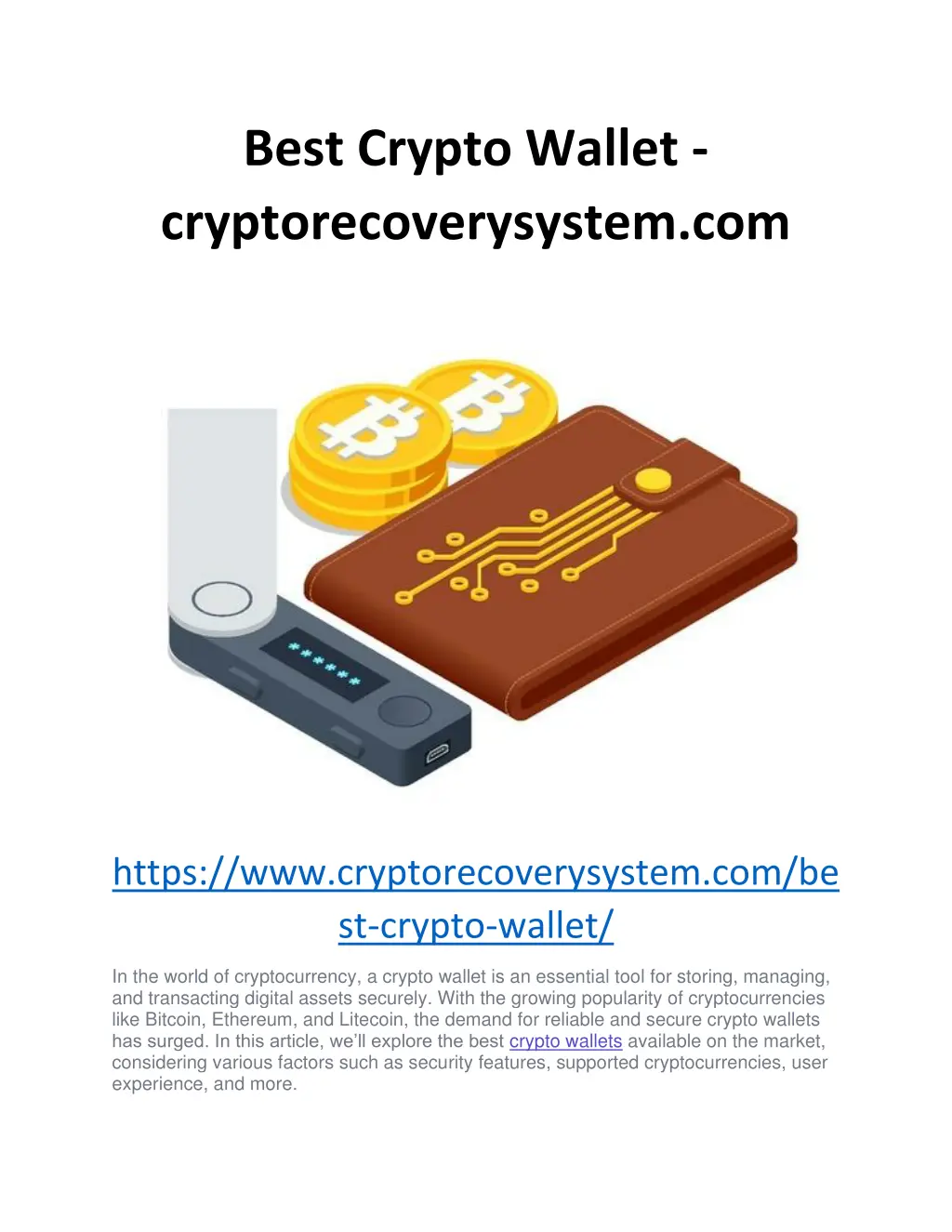 best crypto wallet cryptorecoverysystem com n.