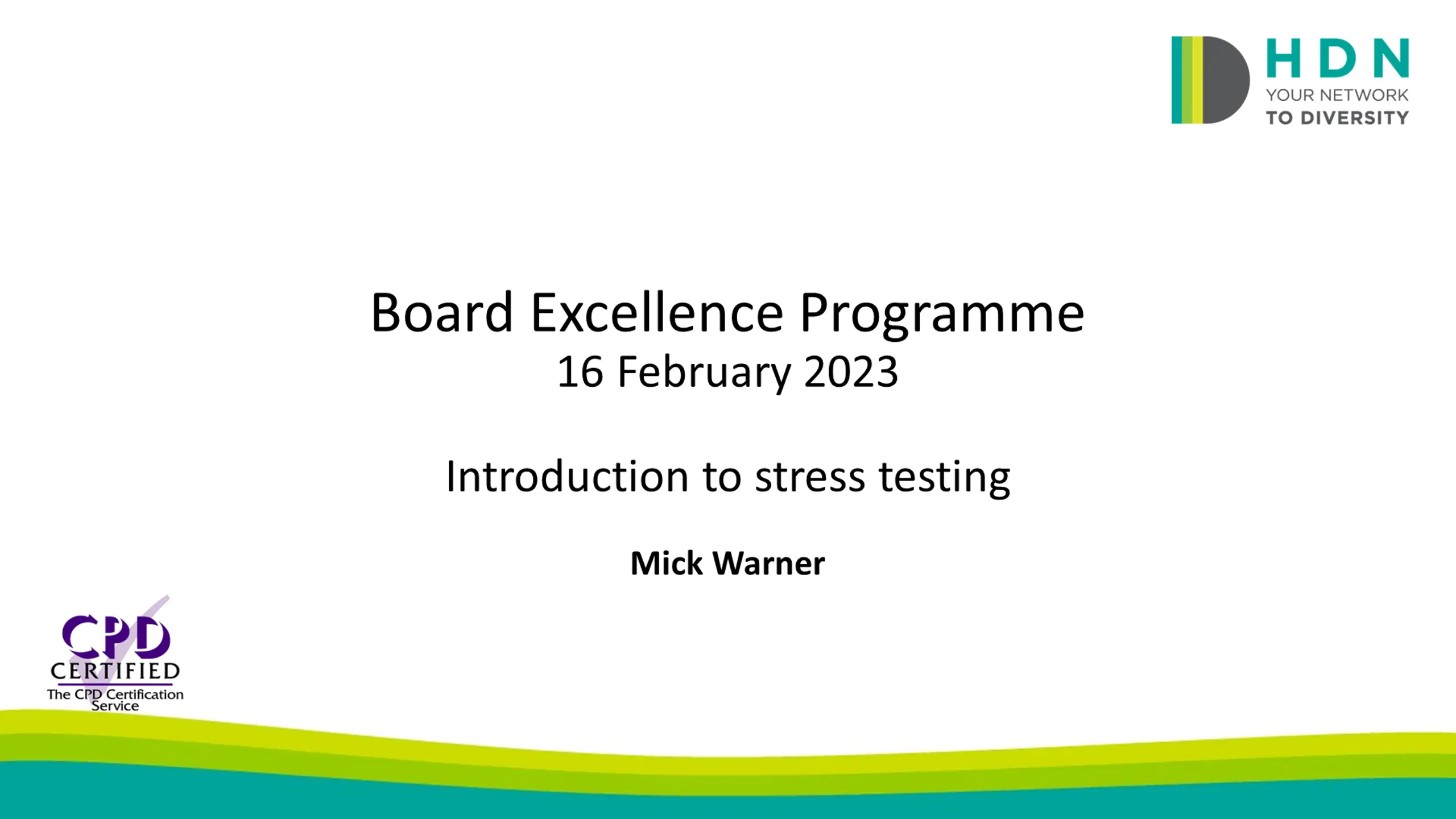 Board Excellence Programme