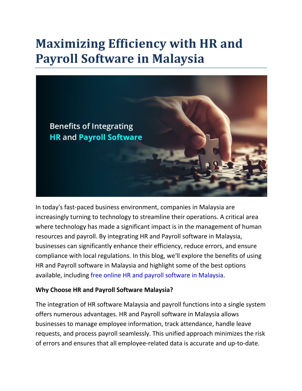 maximizing efficiency with hr and payroll l.w