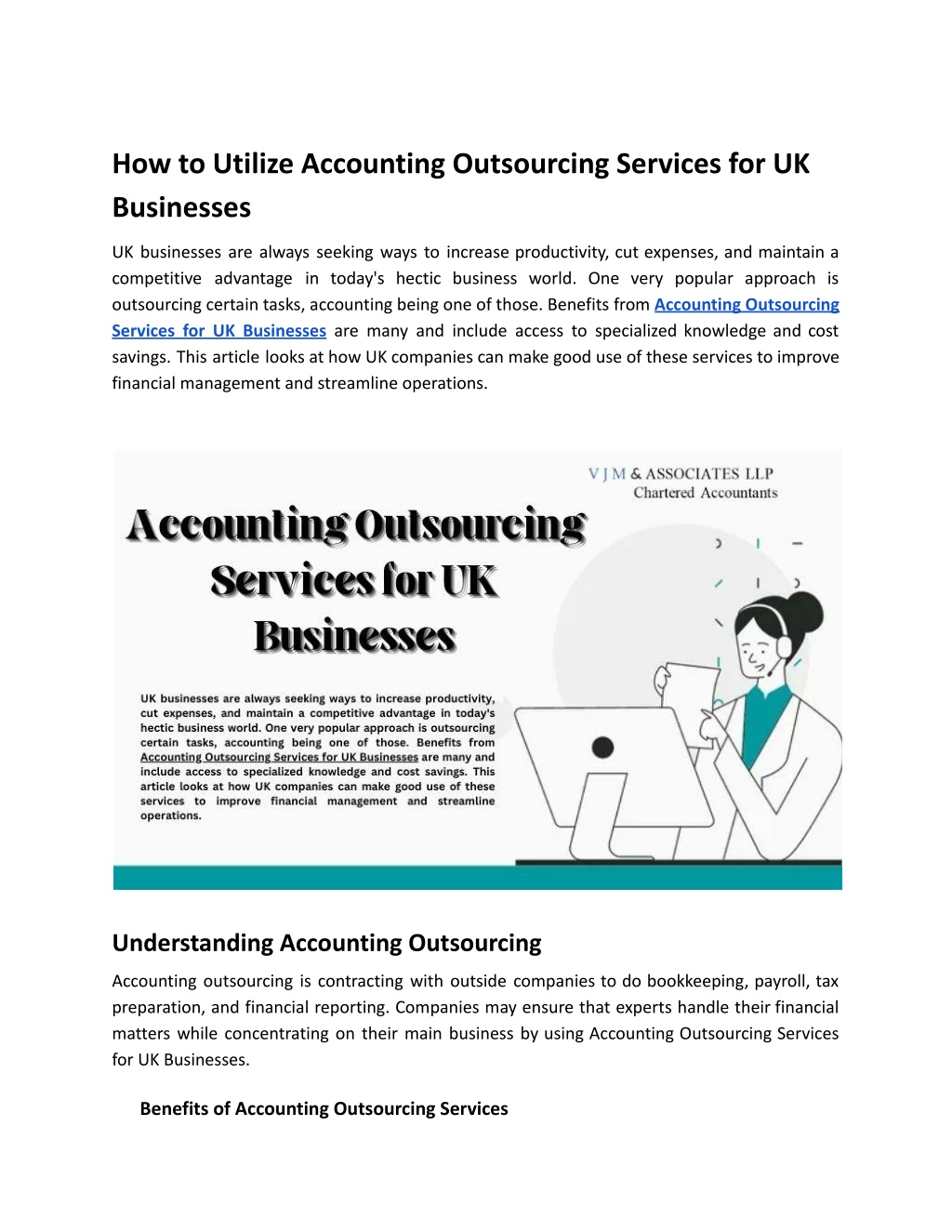 how to utilize accounting outsourcing services l.w