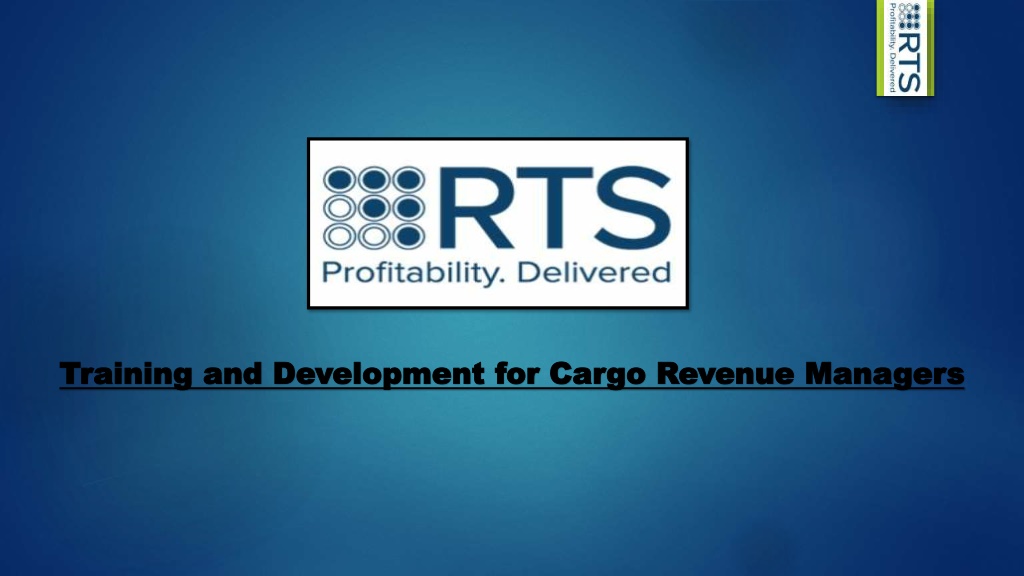 training and development for cargo revenue l.w
