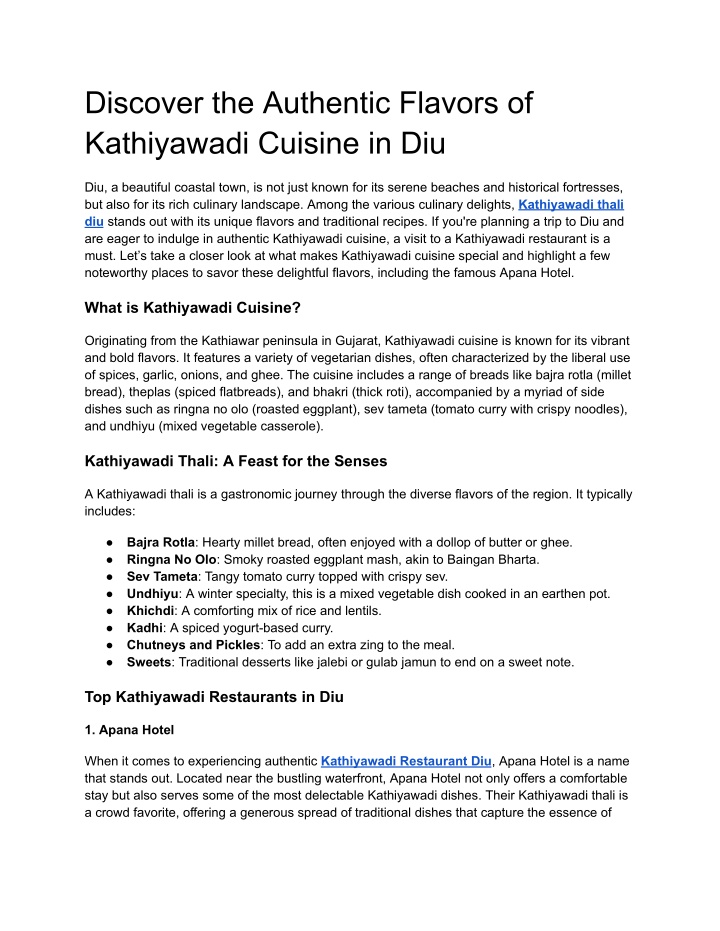 discover the authentic flavors of kathiyawadi n.w