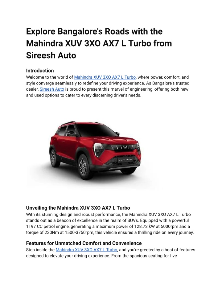 explore bangalore s roads with the mahindra n.w