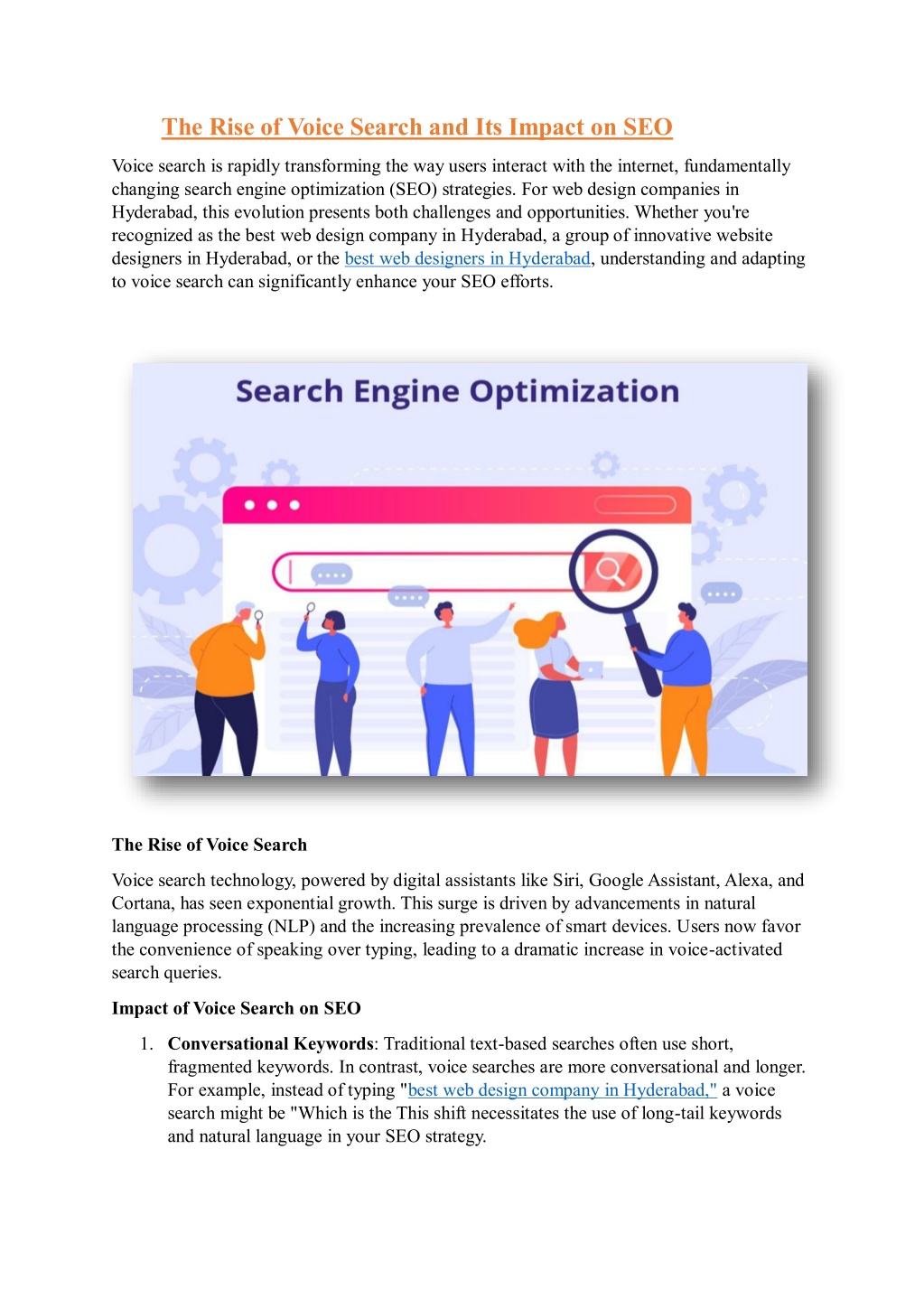 the rise of voice search and its impact on seo l.w