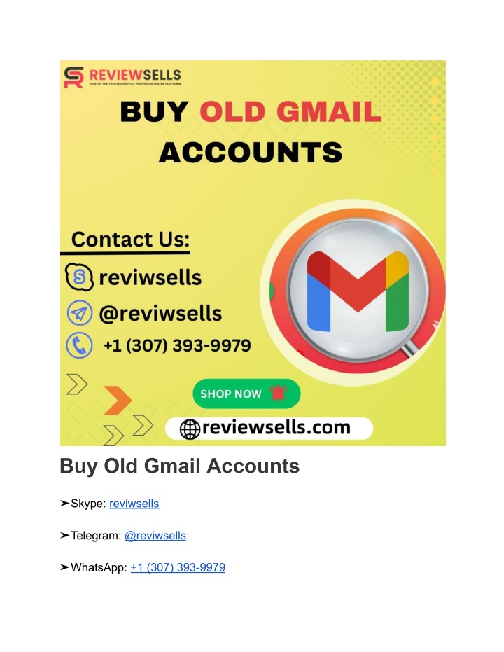 buy old gmail accounts n.w