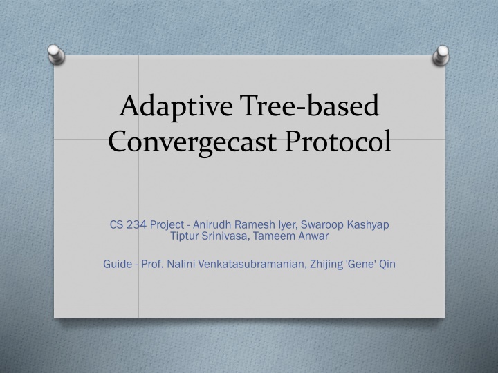 adaptive tree based convergecast protocol n.