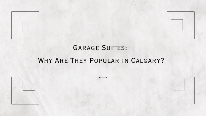 garage suites n.w