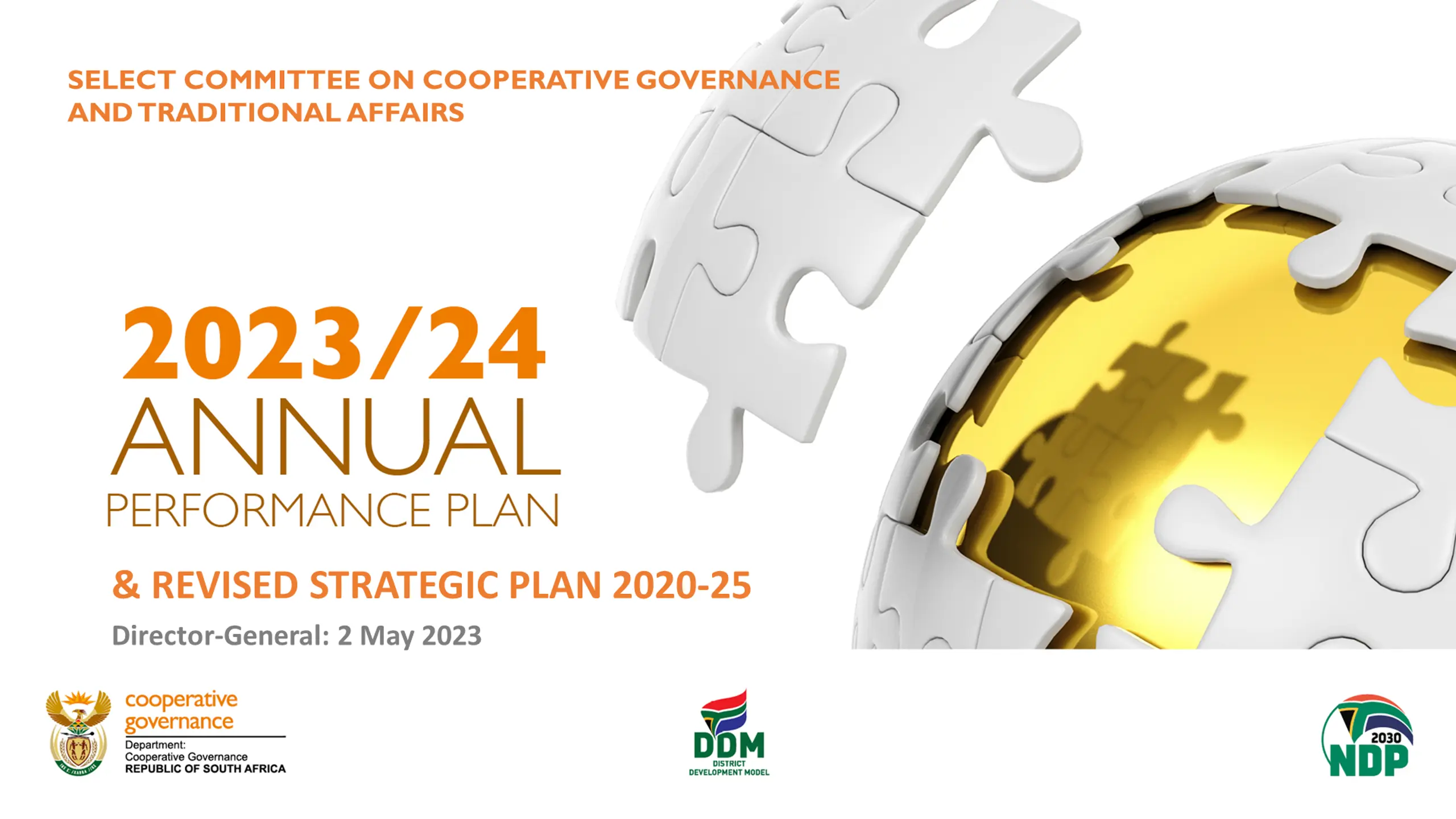 Revised Strategic Plan 2020-25: Cooperative Governance & Traditional Affairs