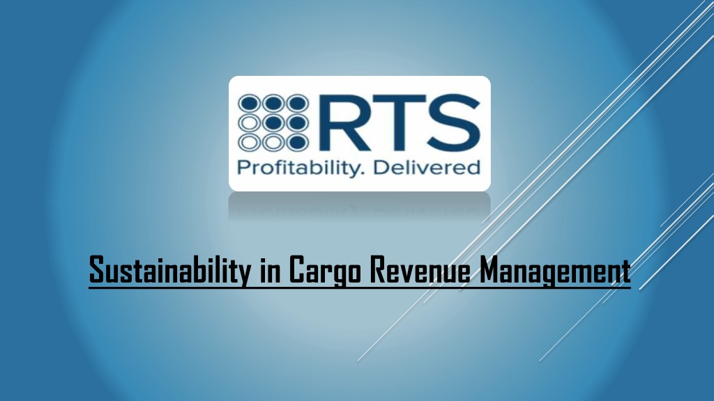 sustainability in cargo revenue management l.w