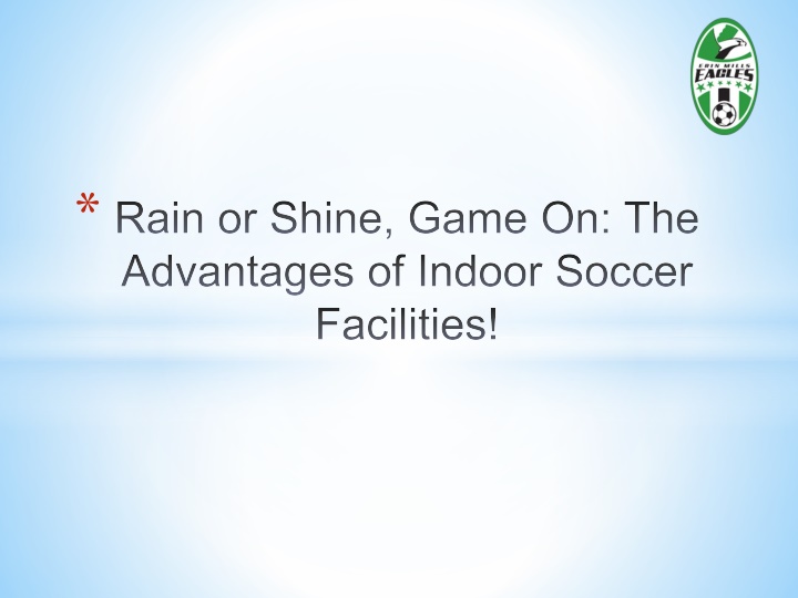 Indoor Soccer Facilities: Keep the Game Going, Rain or Shine!
