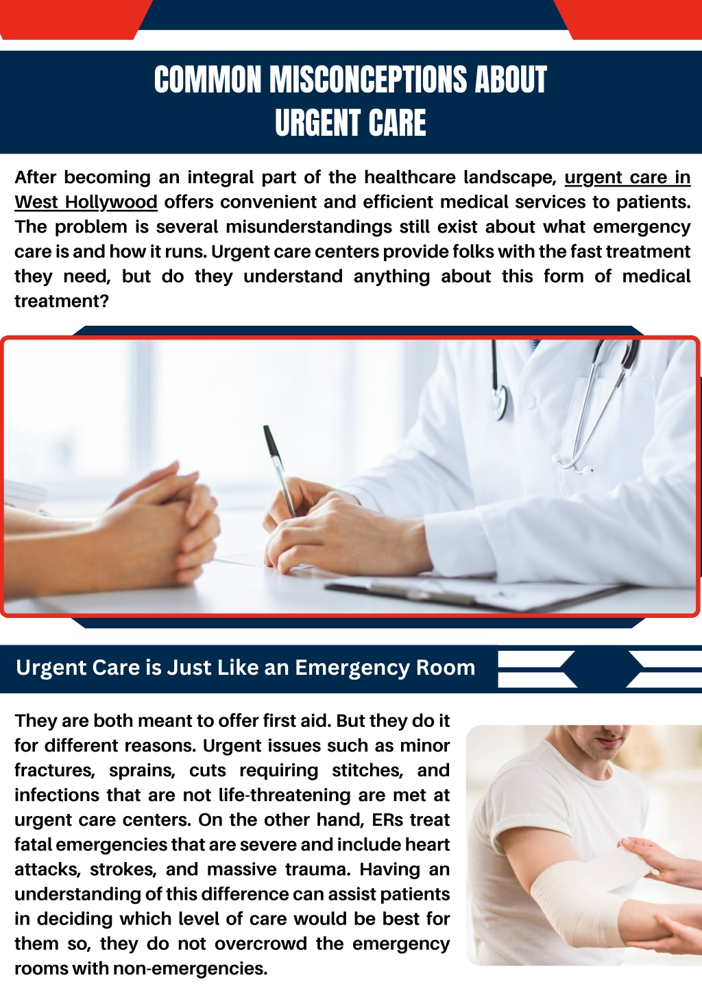 common misconceptions about urgent care l.w