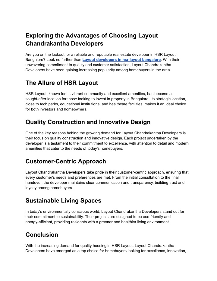 exploring the advantages of choosing layout n.w