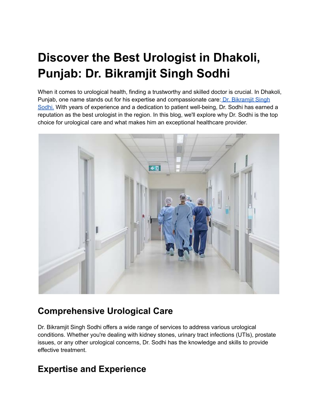 discover the best urologist in dhakoli punjab l.w