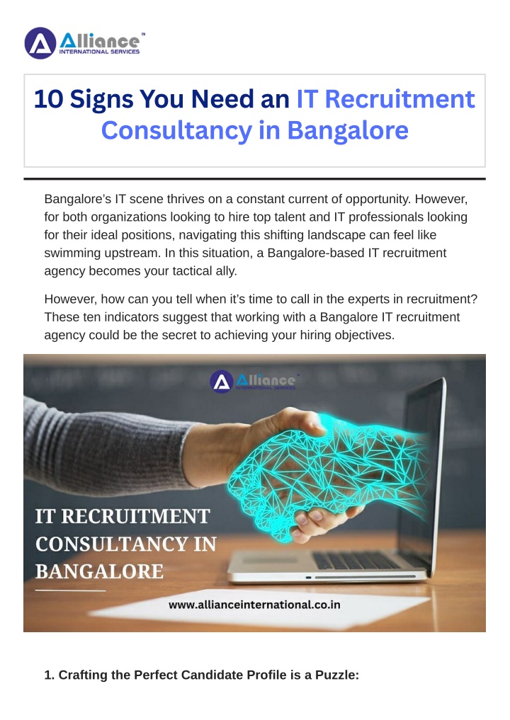 10 signs you need an it recruitment consultancy n.w
