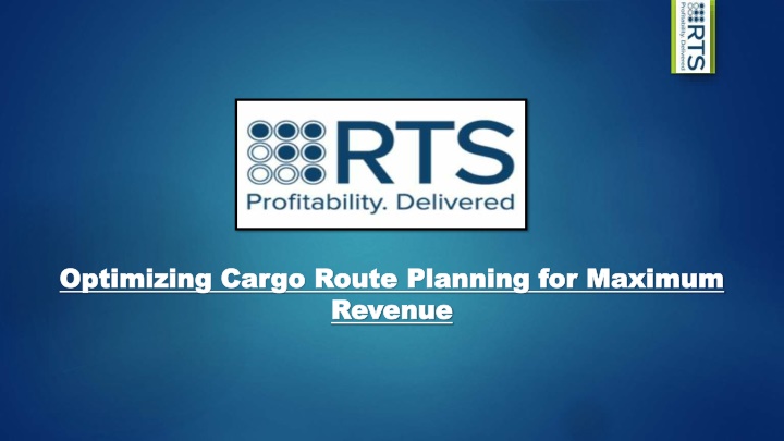 optimizing cargo route planning for maximum n.w