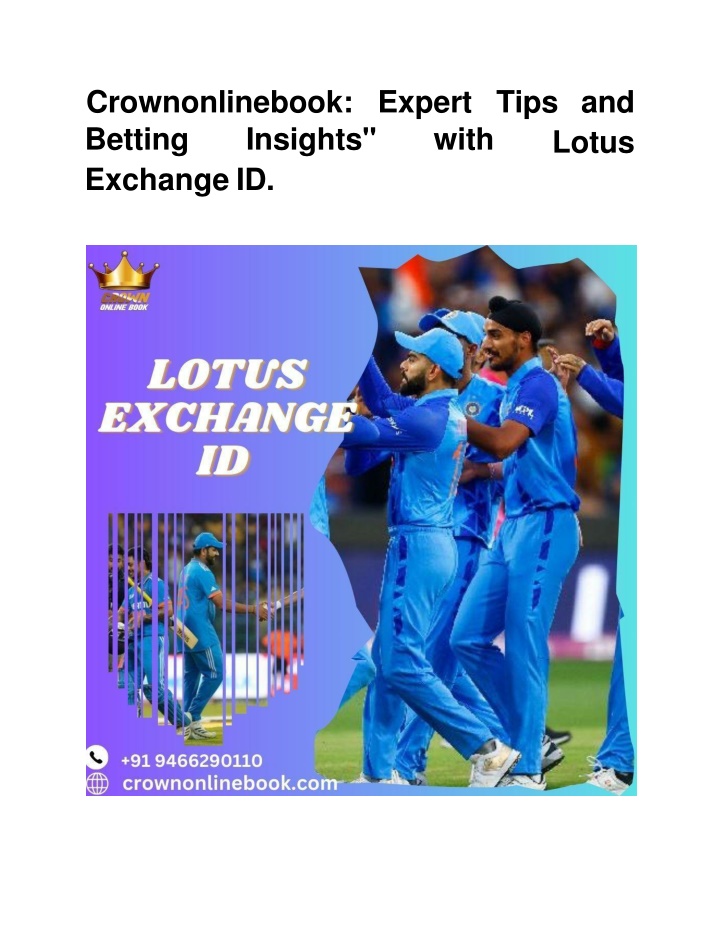 Crownonlinebook: Expert Tips and Betting Insights