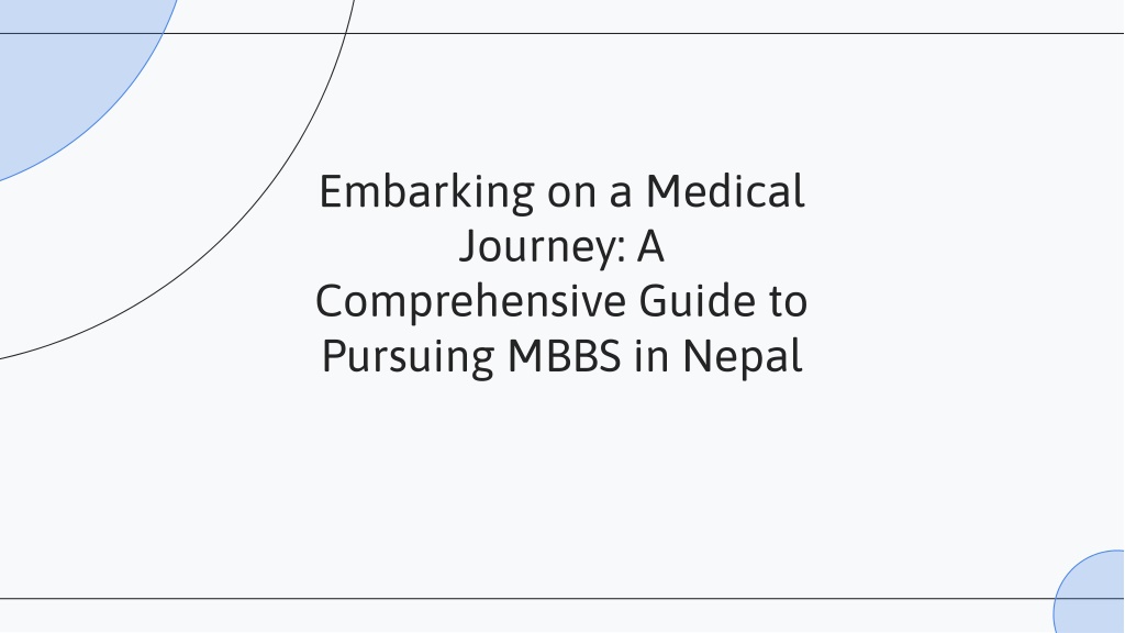 embarking on a medical journey a comprehensive l.w