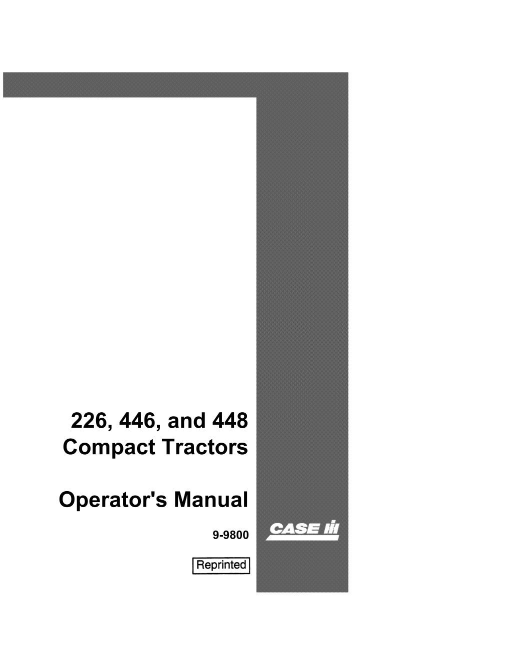 226 446 and 448 compact tractors l.w