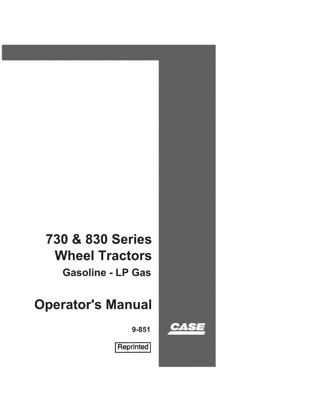 730 830 series wheel tractors l.w