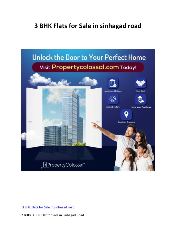 3 bhk flats for sale in sinhagad road n.w