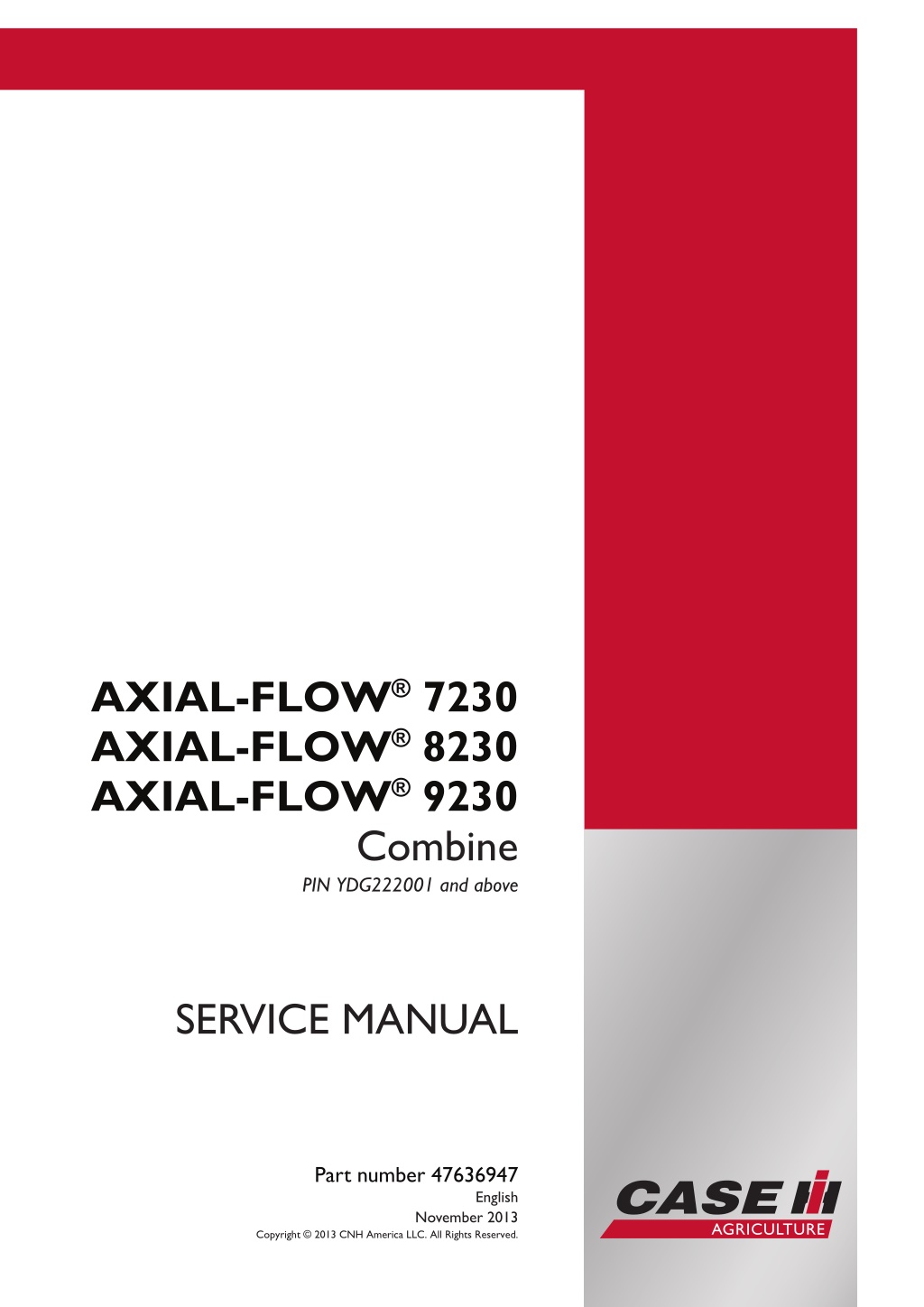 axial flow 7230 axial flow 8230 axial flow 9230 l.w