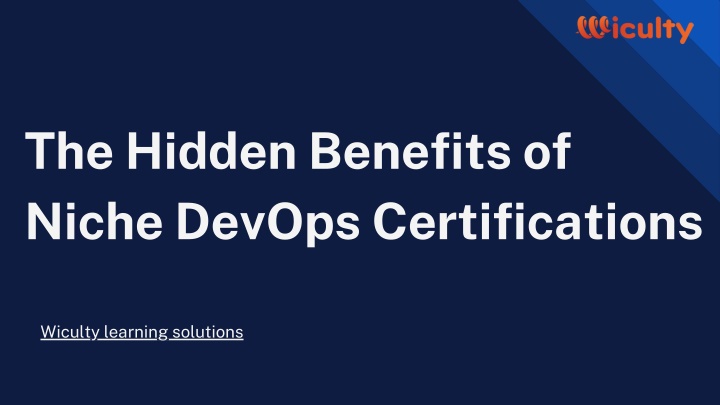 the hidden benefits of niche devops certifications n.w