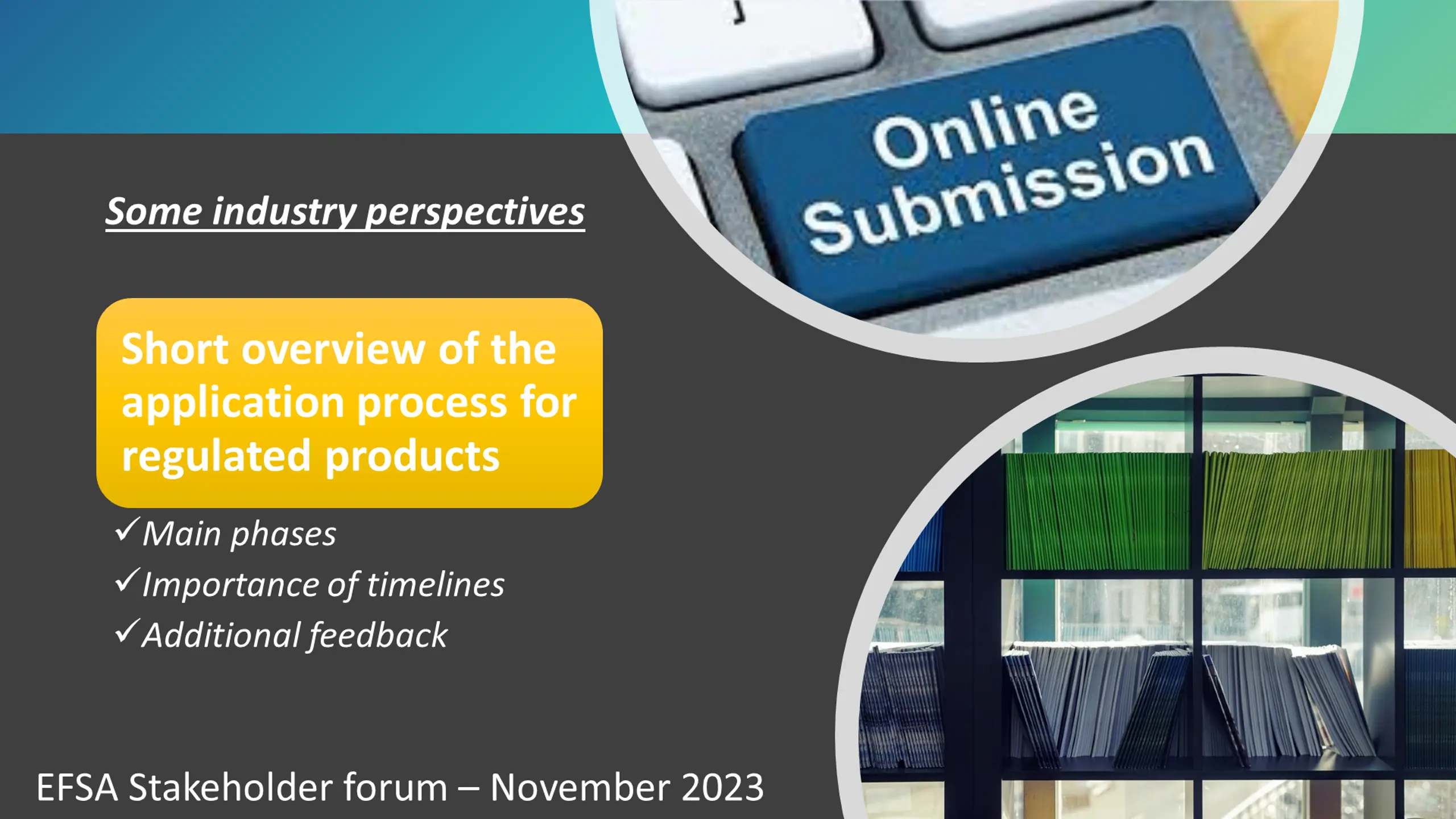 Insights into Regulated Product Application Process