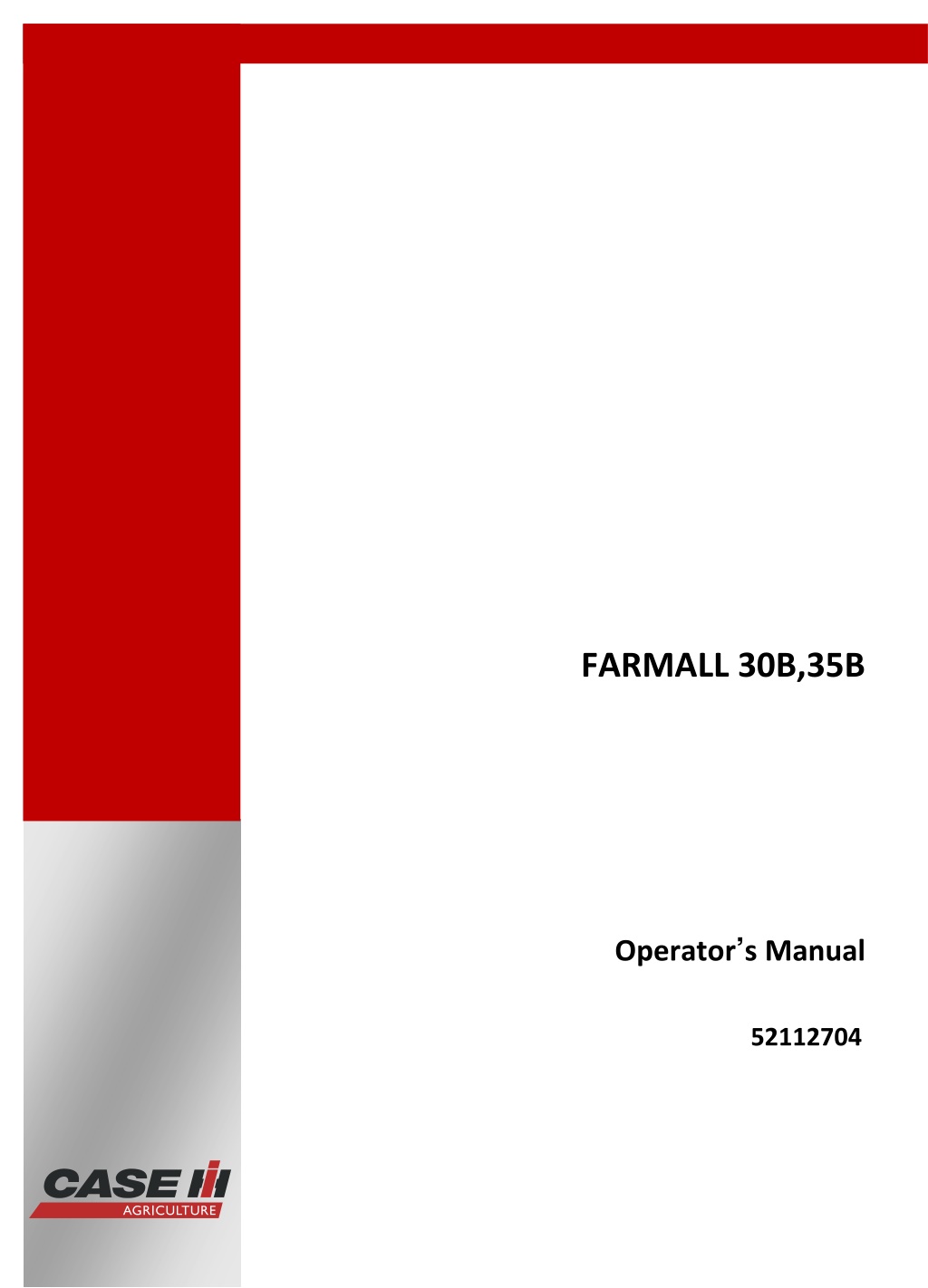 farmall 30b 35b l.w