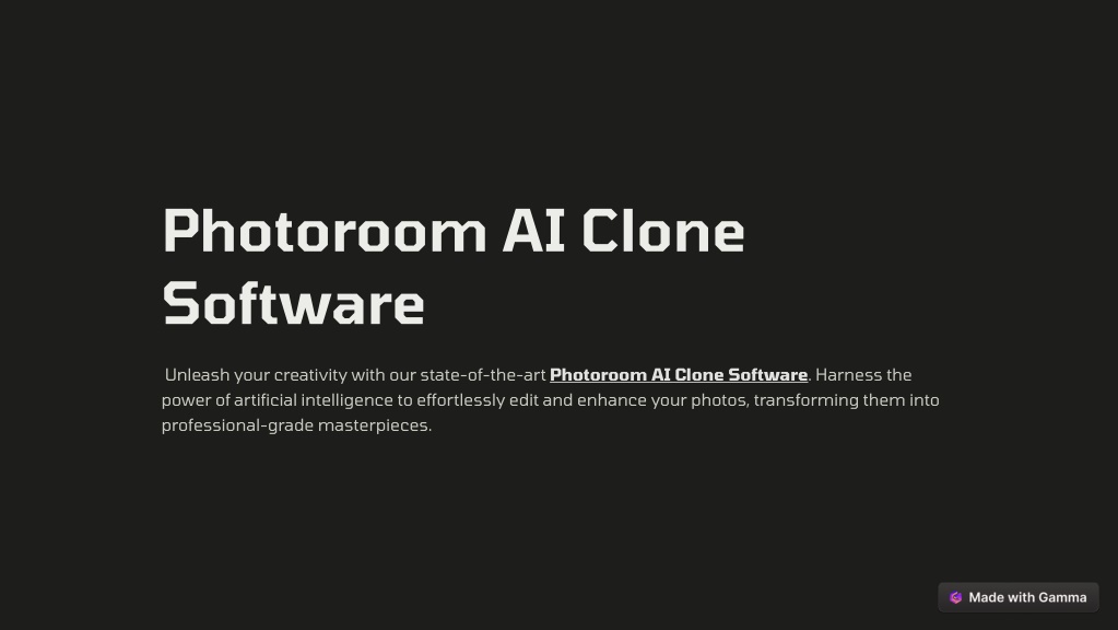 photoroom ai clone software l.w