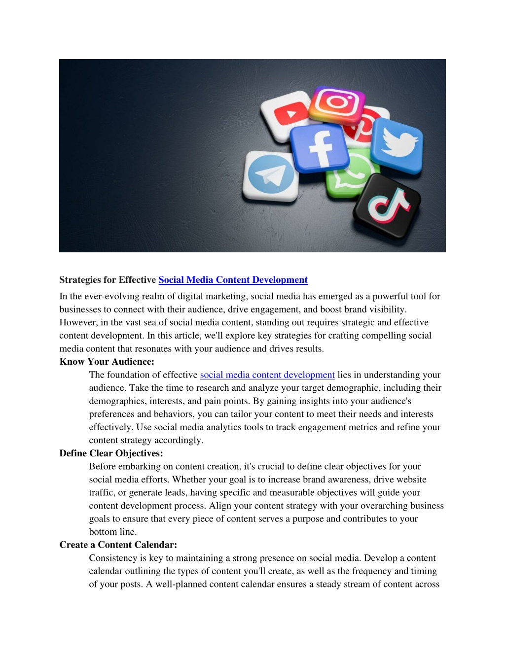 strategies for effective social media content l.w