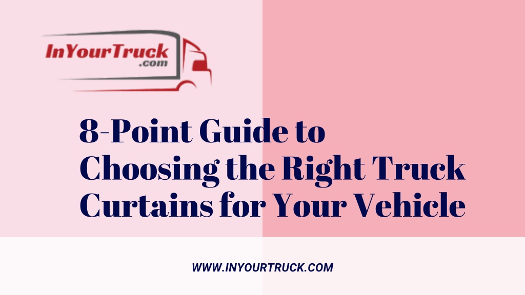 8 point guide to choosing the right truck l.w