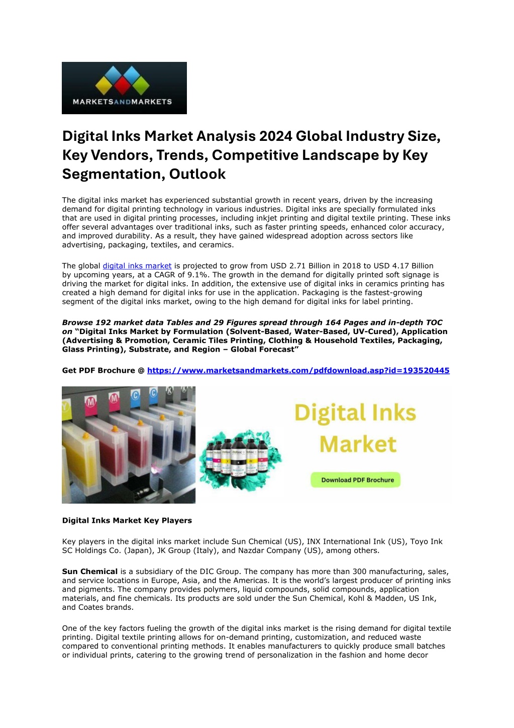 digital inks market analysis 2024 global industry l.w